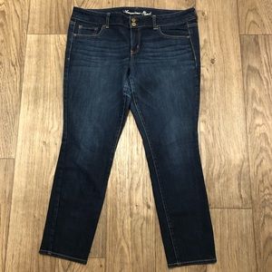 AEO Dark Wash Super Skinny Jeans